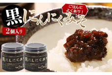 南国農家 ごはんによくあう！黒にんにくみそ2個入り ng-0008