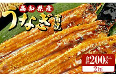 高知県産養殖うなぎ蒲焼 100～120g 2尾セット(合計200g以上) ss-0044