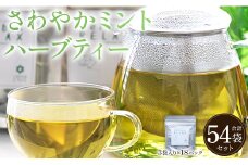 さわやかミントハーブティー 54袋  - ミント ハーブ お茶 飲み物 ティーバッグ 茶葉 gr-0161