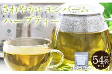 さわやかレモンバームハーブティー 54袋 - ハーブ お茶 飲み物 ティーバッグ 茶葉 レモンバーム gr-0173