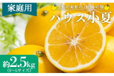 【2026年出荷分】ハウス小夏(日向夏) 2.5kg(家庭用) 高知 土佐 こなつ 果物 フルーツ 土佐の高知のくだもの畑 【先行予約】 - 家庭用 訳あり 小夏 ハウス ミカン みかん 蜜柑 柑橘 果物 フルーツ こなつ のし対応可 熨斗 国産 kd-0029