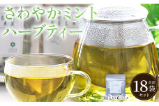 さわやかミントハーブティー 6パックセット - お茶 飲み物 ティーバッグ 茶葉 リラックス のし ギフト 贈り物 GreenBase 高知県 香南市 gr-0159