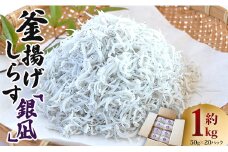 しらす 釜揚げ しらす 小分け 約1kg 20パック(50g×20パック)  冷凍 高知県 しらす かまあげ 惣菜 冷凍食品 おかず 白州 シラス 釜揚げ 国産しらす 白子 釜揚げ ym-0010