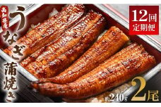 うなぎ 定期便 12回 うなぎ蒲焼き120g 2尾(無頭) 魚介 国産 海鮮 魚 かばやき 鰻 ウナギ 惣菜 おかず お手軽 加工品 加工食品 冷凍 Wun-0026