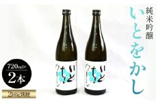【２回定期便】純米吟醸いとをかし 720ml×2本 - お酒 さけ 酒 日本酒 米 飲み物 飲料 アルコール 晩酌 フルーティー 特産品 ギフト 贈り物 贈答用 プレゼント お酒好き 記念日 お礼 御礼 お祝い 高知県 香南市 Wgs-0127