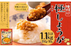 味付け極みしょうが 110g×10袋 生姜 ショウガ しょうが 万能調味料