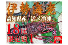 活〆冷凍　刺身用　伊勢海老　18尾　限定数1　M200