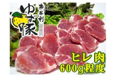 115007　奈半利ゆず豚ヒレ肉（600g程度）
