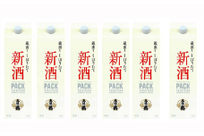 土佐鶴 しぼりたて新酒パック1800ml(6本入り) 期間限定 しぼりたて 新酒 大容量 パック 1800ml 6本セット 土佐鶴 蔵元直送  日本酒 蔵出し 晩酌 毎日 家飲み 宴会 正月 配送 高知県 安田町 TS-16