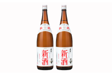 土佐鶴 しぼりたて新酒1800ml(2本入り) 日本酒 土佐鶴 しぼりたて 新酒 1.8L x 2本 1800ml 辛口 飲みやすい 酒 期間限定 季節酒 フレッシュ レア 希少 贈答用 ギフト 贈り物 高知県 安田町 TS-22