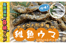  数量限定 アメゴの稚魚の甘辛唐揚げ「稚魚ウマ」（冷凍） 高知県 馬路村 珍味 B級グルメ お取り寄せグルメ 馬路温泉 お歳暮 お中元 母の日 父の日 ギフト【483】