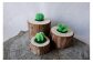 写真はイメージ画像です。デザインキャンドル使用。実際に小さめの多肉植物を植えることもできます。