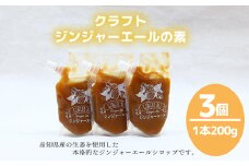 クラフトジンジャーエールの素（200g×3P）