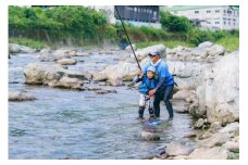 仁淀ブルーで鮎の友釣り体験【大人1名・子ども1名（高校生以下）】