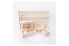 1101401 桧で癒しの浴用品セット