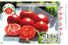 【2026年1月～5月頃発送】＜アルテトマト 約1.6kg（20-35玉） ＞ フルーツトマト トマトハウスナカムラ 栽培期間中化学農薬・化学肥料不使用