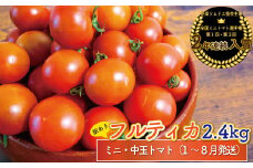 【2026年1月～8月頃発送】＜約2.4kg＞ 訳あり アイメック フルティカ トマト＞ましまファーム ミニトマト フルーツトマト  ワケあり 規格外