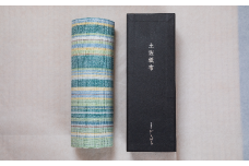 ＜驚くほど軽くて着崩れしにくい＞土佐紙布 八寸名古屋帯 青色