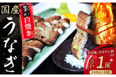うなぎ藁焼き 白焼き【140g x 1本】　Esu-105 冷凍 特大 たれ付き 蒲焼 白焼 国産 鰻 ウナギ うなぎ 蒲焼き 肉厚 土用の丑の日 本格うなぎ 山椒付き