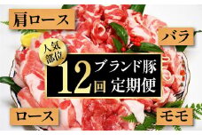 【毎月お届け便】ブランド豚★得特盛り★1.2㎏×12回　Rqsn-03 国産 ぶた肉 豚肉 肉 お肉 国産豚肉 国産ぶた肉 大量