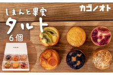 【しまんと果実／ギフト用】タルト（6個入：キウイ・すもも・文旦・ブルーベリー、金柑、ジンジャーラムナッツ）Ikg-95　／たると お取り寄せ グルメ スイーツ お菓子 デザート 焼き菓子 焼菓子 カゴノオト