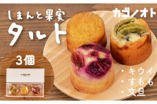 【しまんと果実／ギフト用】タルト（3個入：キウイ・すもも・文旦）Ikg-A94　／たると お取り寄せ グルメ スイーツ お菓子 デザート 焼き菓子 焼菓子 カゴノオト