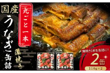 うなぎ蒲焼き丸ごと一本缶詰【蒲焼缶詰 x 2本】 Esu-123 国産 うなぎ 蒲焼 鰻 塩鰻 ウナギ 海産物 ギフト 贈答 贈り物 おつまみ 備蓄 防災 食料 長期保存 非常食 食品 
