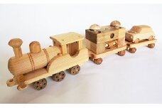 楽しいインテリアおもちゃ 「アドベンチャー号」　Ole-25　／かわいい プレゼント こども 玄関 玩具 国産 ひのき 桧 木製 木 日本製
