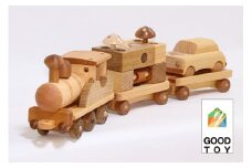 【GOOD TOY 2020 受賞】インテリアおもちゃ森の原石「ヤイロ号」Ole-27　／かわいい プレゼント こども 玄関 玩具 国産 ひのき 桧 木製 木 日本製