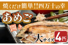 焼くだけ簡単！無投薬で四万十育ちのあめごの開き　大サイズ４匹 Eay-03　おつまみ バーベキュー BBQ アウトドア アメゴ 魚 魚介 川魚 塩焼き　あまご　開き　干物