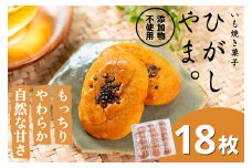 【添加物不使用】もっちりやわらか、お芋の自然な甘さ「いも焼き菓子  ひがしやま。ミニ(18枚入)」  Qdr-229 ／ ギフト お取り寄せ 高知 四万十 四万十ドラマ 人参芋 東山 国産芋 さつまいも スイートポテト 干し芋 芋スイーツ 和菓子 焼き菓子 贈りもの 熨斗 個包装 添加物不使用 白砂糖不使用