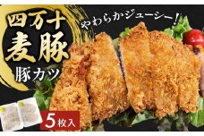 四万十麦豚 豚カツ （約100g×5枚）平野協同畜産 豚肉 麦豚 四万十麦豚 ブランド豚 トンカツ 豚カツ 冷凍カツ 豚ロース 背ロース Ahc-17
