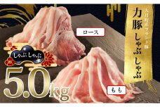 【高知県 大月町産ブランド豚】力豚しゃぶしゃぶ5kgセット