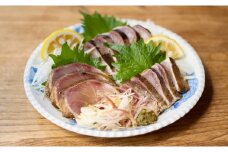 高知県産　天然ブリの藁焼きタタキ5Ｐ