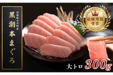 【高知県大月町産 本マグロ】 大トロ300g