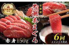 【定期便6回】日本一!黒潮本まぐろ 赤身