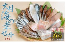 【定期便 6回】大月海の幸セット（大）