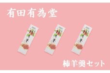 大月の銘菓　柿羊羹３本