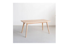 ＜大川家具＞ダイニングテーブル　150×80　オークランド2(福岡県)【1361470】