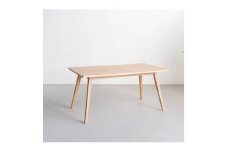 ＜大川家具＞ダイニングテーブル　150×80　オークランド2(福岡県)【1361470】
