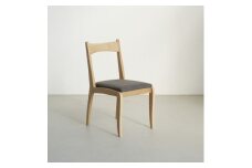 ダイニングチェア　BASIL　肘無　オーク無垢　大川家具(福岡県)【1369485】