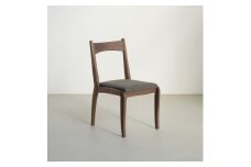 ダイニングチェア　BASIL　肘無　ウォールナット無垢　大川家具(福岡県)【1369487】