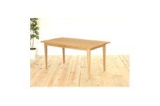 ダイニングテーブル　カレン　150×80×72cm　オーク無垢材　大川家具(福岡県)【1462469】
