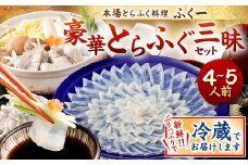 【指定日必須】豪華 とらふぐ三昧セット (刺身・鍋4～5人前)