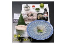 【指定日必須】【ギフト用】豪華 とらふぐ三昧セット ※白子付 (刺身・鍋2～3人前)