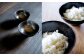 こだわりの白磁 夫婦 茶碗 セット（桐箱入り）／ 黒彩磁 大容量サイズ 夫婦茶碗