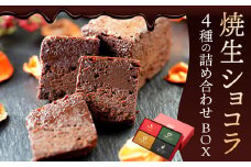 焼生ショコラ 4種 詰め合わせ BOX 計300g（各75g×4） ショコラ チョコレート お菓子