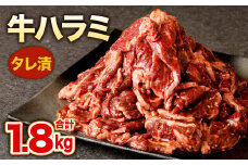 タレ漬 牛ハラミ 計1.8kg 300g×6パック(ハラミ1.5kg、タレ300g) 