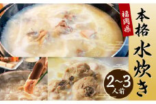 福岡県産 本格 水炊き 2～3人前 セット 博多華味鶏