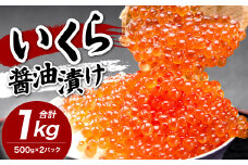 イクラ醤油漬け500g×2箱 鱒いくら 計1000g